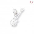 Sterling Silver Electric Guitar Charm