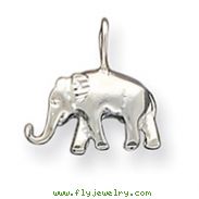 Sterling Silver Elephant Pendant