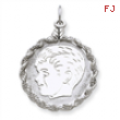 Sterling Silver Engraveable Boy Disc Charm