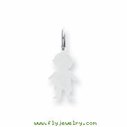 Sterling Silver Engraveable Boy Disc Charm