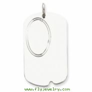 Sterling Silver Engraveable Dog Tag Disc Charm