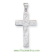 Sterling Silver Fancy Cross Pendant