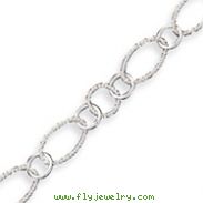 Sterling Silver Fancy Link Bracelet