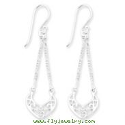 Sterling Silver Filigree Dangle Earrings