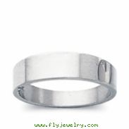 Sterling Silver Flat Tapered Band