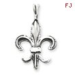 Sterling Silver Fleur De Lis Charm