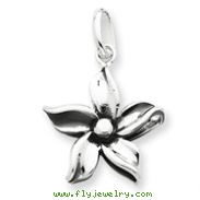 Sterling Silver Flower Pendant