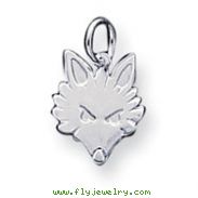 Sterling Silver Fox Head Charm