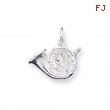 Sterling Silver French Horn Charm