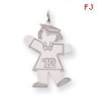 Sterling Silver Grad 2012 Girl Kid Charm