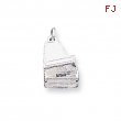 Sterling Silver Grand Piano Charm