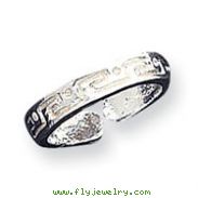 Sterling Silver Greek Key Toe Ring