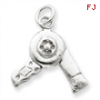 Sterling Silver Hair Dryer Charm