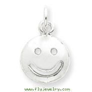 Sterling Silver Happy Face Charm