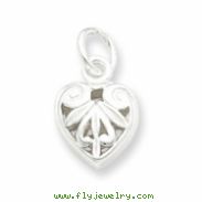 Sterling Silver Heart Charm