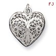 Sterling Silver Heart Charm