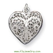 Sterling Silver Heart Charm