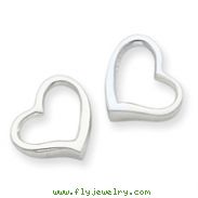 Sterling Silver Heart Earrings