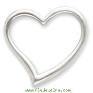 Sterling Silver Heart Slide