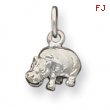 Sterling Silver Hippo Charm