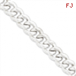 Sterling Silver Hollow Curb Chain bracelet