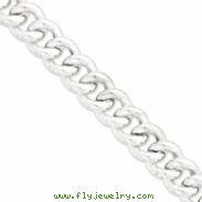 Sterling Silver Hollow Curb Chain bracelet