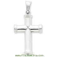 Sterling Silver Hollow Reversible Cross Pendant