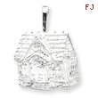 Sterling Silver House Charm