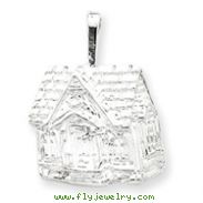 Sterling Silver House Charm