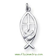 Sterling Silver Ichthus Fish Charm