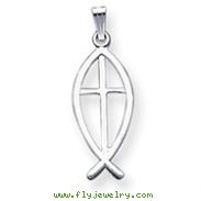 Sterling Silver Ichthus Fish Charm