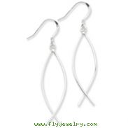 Sterling Silver Ichthus (Fish) Earrings