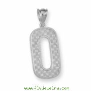 Sterling Silver Initial O Charm