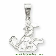 Sterling Silver It's A Boy Charm