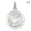 Sterling Silver Its a Boy Charm