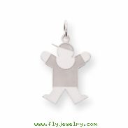 Sterling Silver Joy Kid Charm