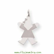 Sterling Silver Joy Kid Charm