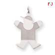 Sterling Silver Joy Kid Charm