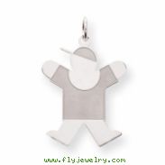 Sterling Silver Joy Kid Charm