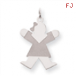 Sterling Silver Joy Kid Charm