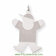 Sterling Silver Joy Kid Charm