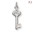 Sterling Silver Key Pendant