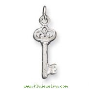 Sterling Silver Key Pendant