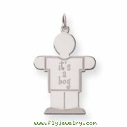 Sterling Silver Kid Charm