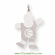 Sterling Silver Kid Charm