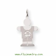 Sterling Silver Kid Charm