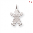 Sterling Silver Kid Charm