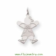 Sterling Silver Kid Charm