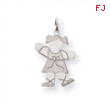 Sterling Silver Kid Charm