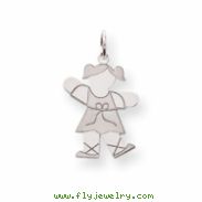 Sterling Silver Kid Charm